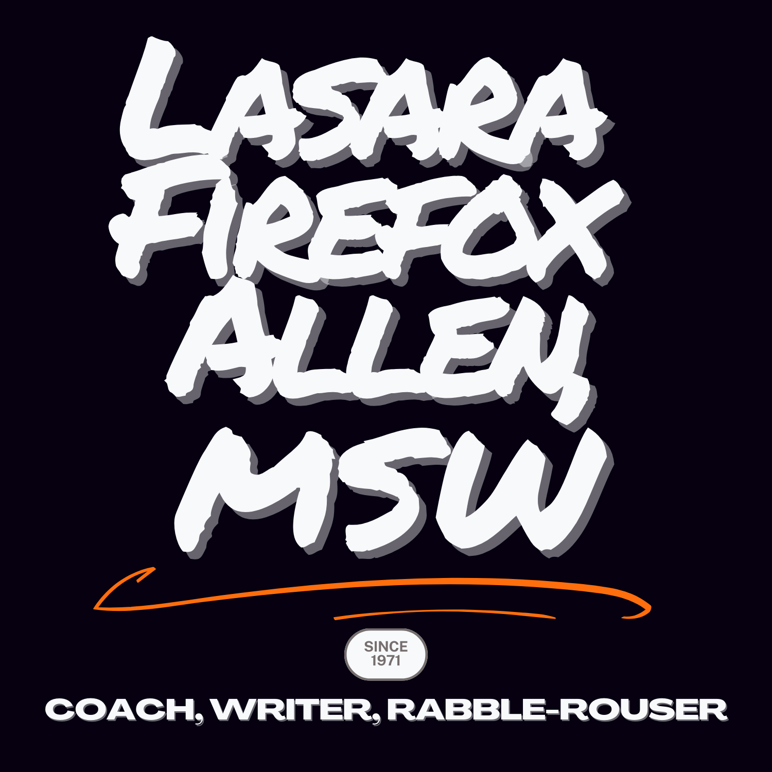 Lasara Firefox Allen (they/them/Mx), MSW, Author